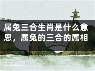 属兔三合生肖是什么意思，属兔的三合的属相