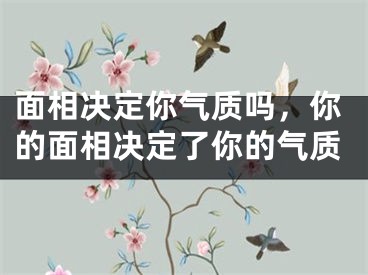 面相决定你气质吗，你的面相决定了你的气质