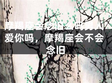 摩羯座会念旧么吗男人爱你吗，摩羯座会不会念旧