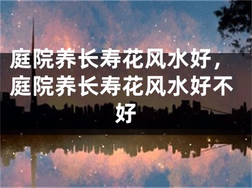 庭院养长寿花风水好，庭院养长寿花风水好不好