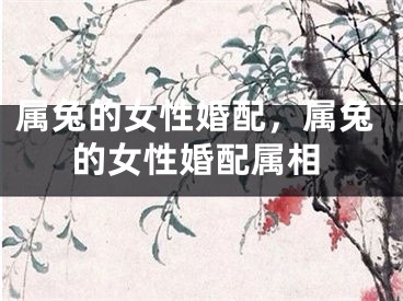 属兔的女性婚配，属兔的女性婚配属相