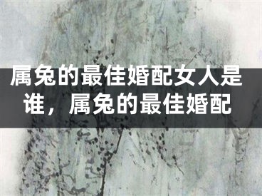 属兔的最佳婚配女人是谁，属兔的最佳婚配