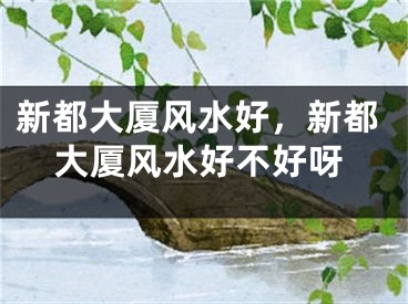 新都大厦风水好，新都大厦风水好不好呀