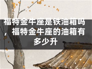 福特金牛座是铁油箱吗，福特金牛座的油箱有多少升
