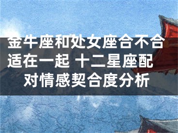 金牛座和处女座合不合适在一起 十二星座配对情感契合度分析