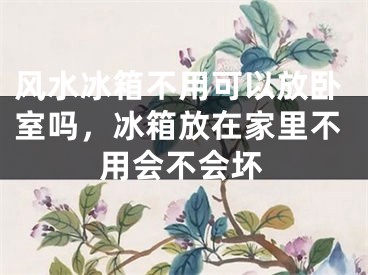 风水冰箱不用可以放卧室吗，冰箱放在家里不用会不会坏