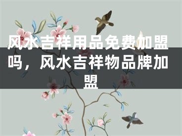 风水吉祥用品免费加盟吗,风水吉祥物品牌加盟