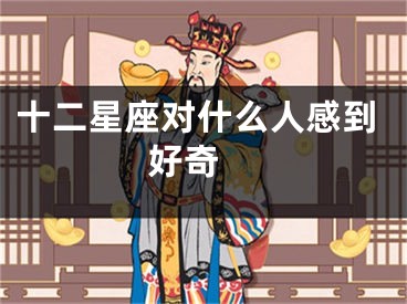 十二星座对什么人感到好奇 