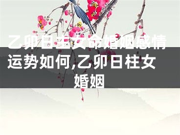 乙卯日主女命婚姻感情运势如何,乙卯日柱女婚姻
