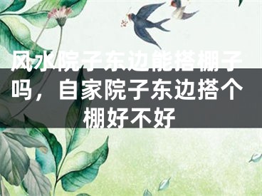 风水院子东边能搭棚子吗，自家院子东边搭个棚好不好