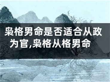 枭格男命是否适合从政为官,枭格从格男命