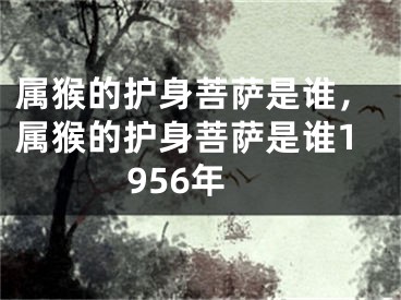 属猴的护身菩萨是谁，属猴的护身菩萨是谁1956年