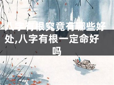 八字有根究竟有哪些好处,八字有根一定命好吗