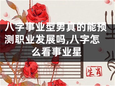 八字事业型男真的能预测职业发展吗,八字怎么看事业星