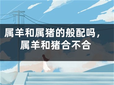 属羊和属猪的般配吗,属羊和猪合不合
