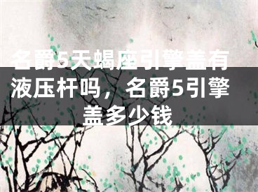 名爵5天蝎座引擎盖有液压杆吗，名爵5引擎盖多少钱