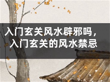 入门玄关风水辟邪吗，入门玄关的风水禁忌