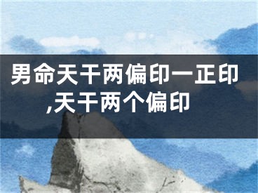 男命天干两偏印一正印,天干两个偏印