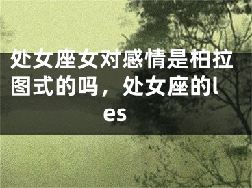 处女座女对感情是柏拉图式的吗,处女座的les