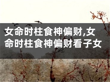 女命时柱食神偏财,女命时柱食神偏财看子女