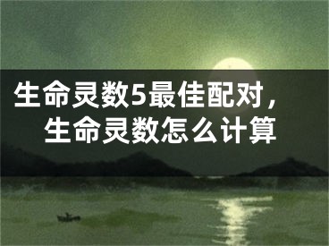 生命灵数5最佳配对，生命灵数怎么计算