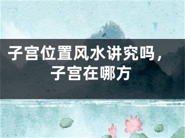 子宫位置风水讲究吗，子宫在哪方