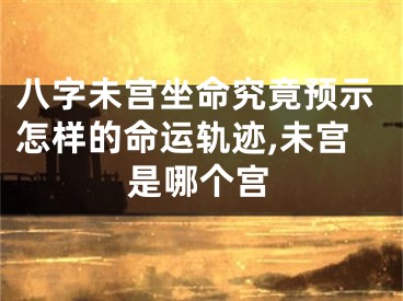 八字未宫坐命究竟预示怎样的命运轨迹,未宫是哪个宫
