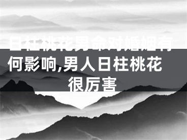 日柱桃花男命对婚姻有何影响,男人日柱桃花很厉害
