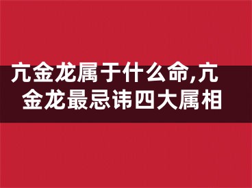 亢金龙属于什么命,亢金龙最忌讳四大属相