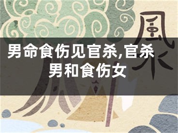 男命食伤见官杀,官杀男和食伤女