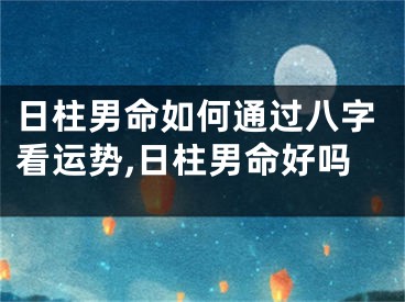 日柱男命如何通过八字看运势,日柱男命好吗