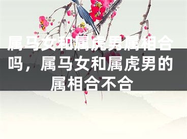 属马女和属虎男属相合吗，属马女和属虎男的属相合不合