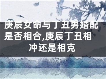 庚辰女命与丁丑男婚配是否相合,庚辰丁丑相冲还是相克