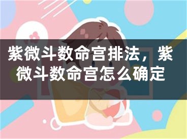 紫微斗数命宫排法，紫微斗数命宫怎么确定