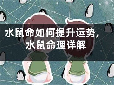水鼠命如何提升运势,水鼠命理详解