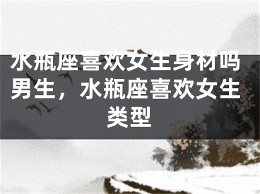 水瓶座喜欢女生身材吗男生，水瓶座喜欢女生类型