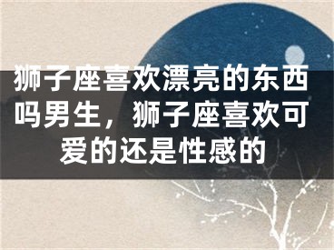 狮子座喜欢漂亮的东西吗男生，狮子座喜欢可爱的还是性感的