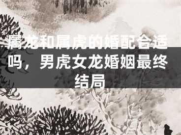 属龙和属虎的婚配合适吗，男虎女龙婚姻最终结局