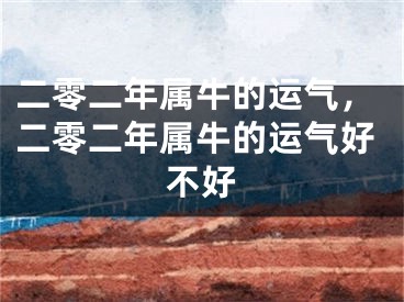 二零二年属牛的运气，二零二年属牛的运气好不好