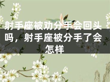 射手座被劝分手会回头吗,射手座被分手了会怎样